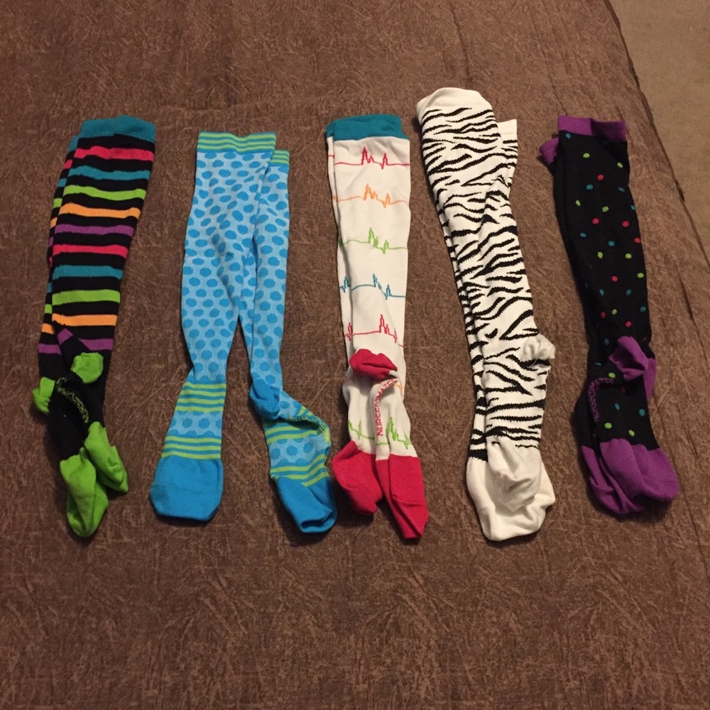 Nurse compression socks